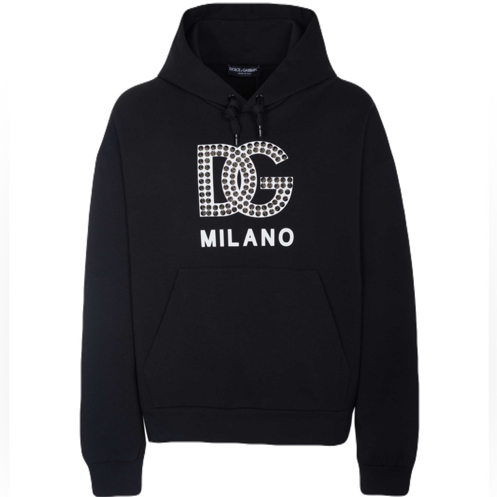 Dolce & Gabbana Black Hoodie for Men